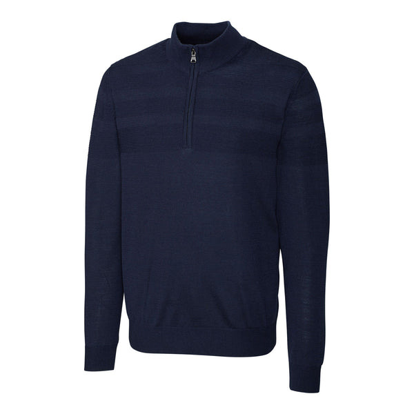 Cutter & Buck Men's Liberty Navy Douglas Half Zip