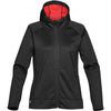 Stormtech Women's Black/Red Tactix Bonded Fleece Hoody