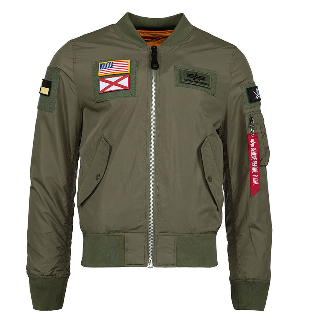 Alpha Industries Men's Sage Green L-2B Flex Flight Jacket