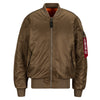 Alpha Industries Men's Coyote Brown MA-1 Flight Jacket