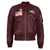 Alpha Industries Men's Maroon MA-1 Flex Slim Flight Jacket