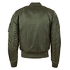 Alpha Industries Men's Sage Green MA-1 Flex Slim Flight Jacket