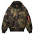 Alpha Industries Men's Dark Woodland Camo MA-1 Hooded Rib Flight Jacket