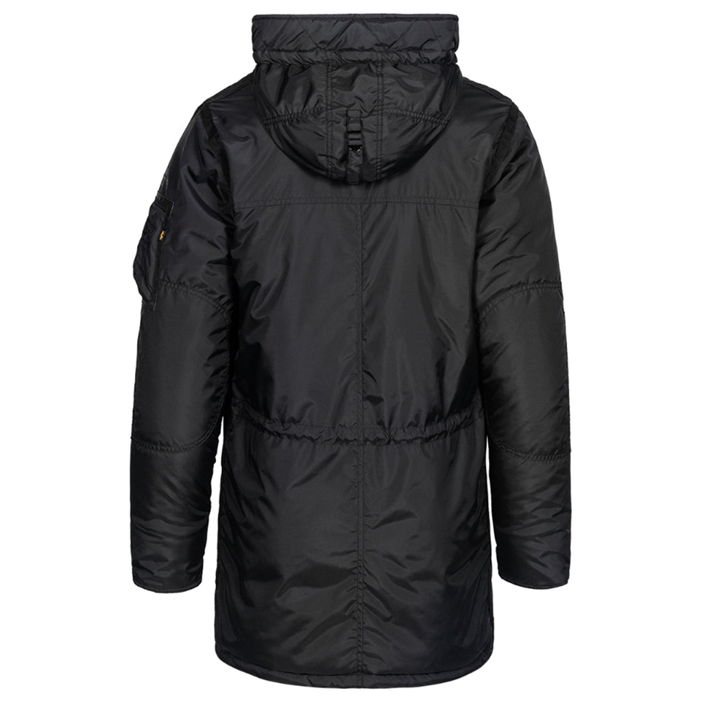 Alpha Industries Men's Black N-3B Skytrain Parka