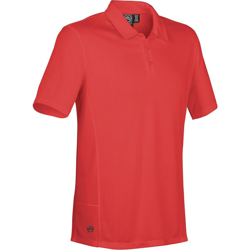 Stormtech Men's True Red Micromesh Polo