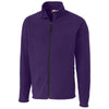 Clique Men's College Purple Summit Full Zip Microfleece