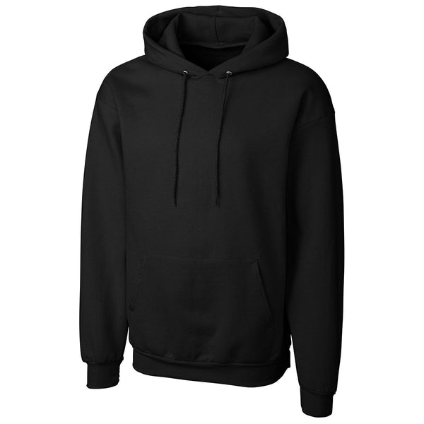 Clique Unisex Jet Black Basics Fleece Pullover Hoodie