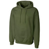 Clique Unisex Olive Basics Fleece Pullover Hoodie