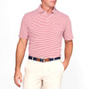 Peter Millar Men's Cape Red/White Dewey Seaside Stripe Polo