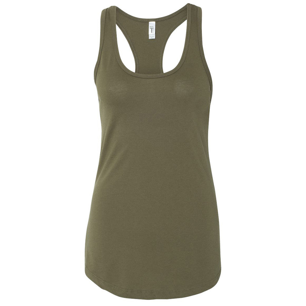 Yoga Layering Racerback Tank Top for Women Olive Eco Friendly