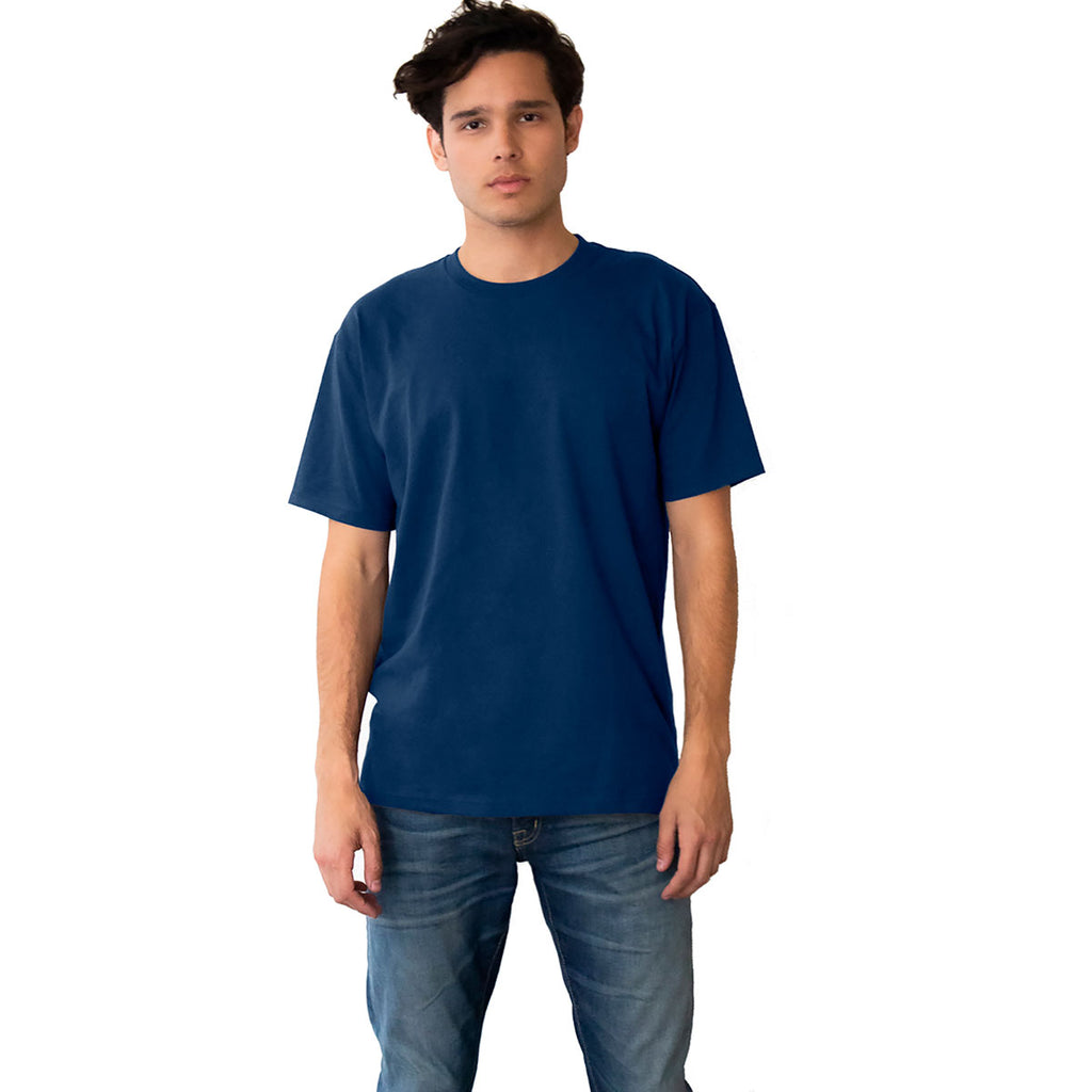 Next Level Unisex Cool Blue Ideal Heavyweight Cotton Crewneck T-Shirt