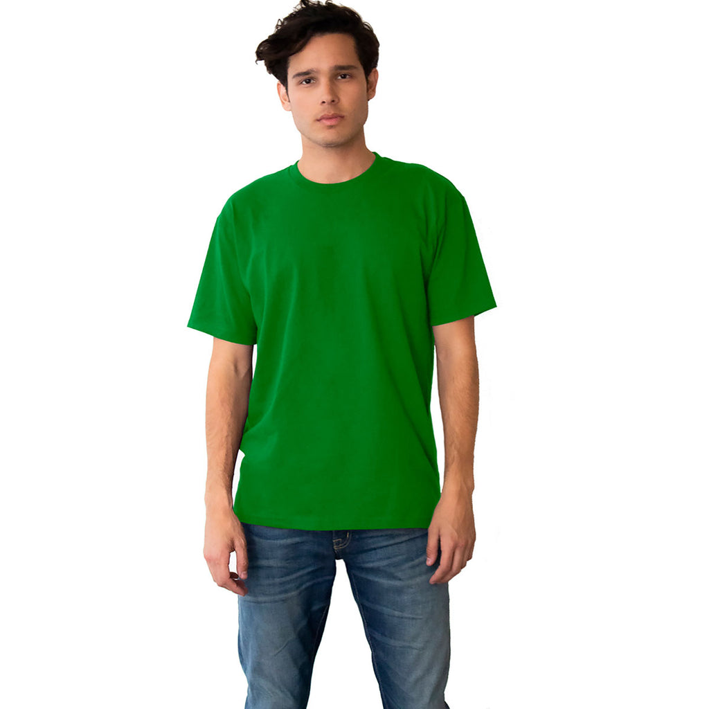 Next Level Unisex Kelly Green Ideal Heavyweight Cotton Crewneck T-Shirt