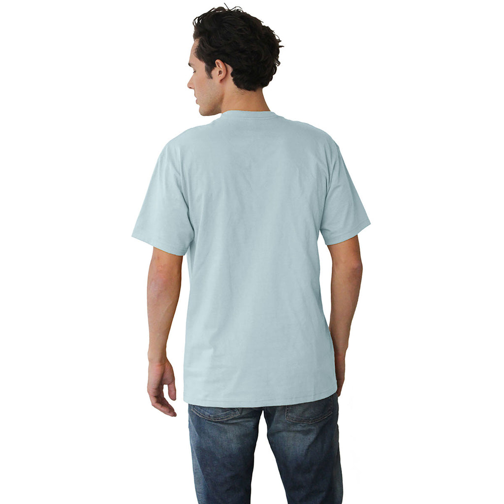 Next Level Unisex Light Blue Ideal Heavyweight Cotton Crewneck T-Shirt