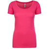 Next Level Women's Raspberry Scoop Neck Tee