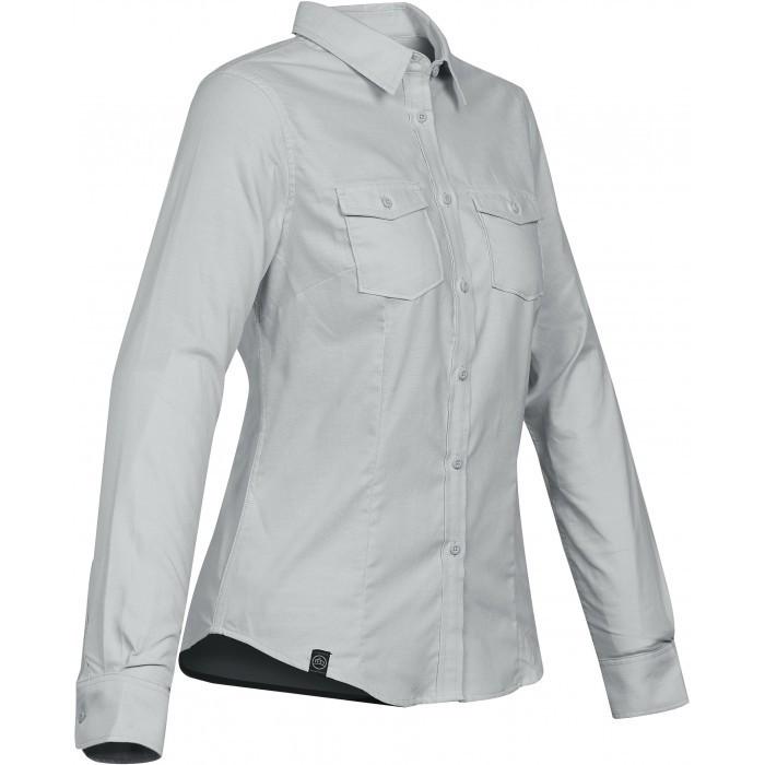 Stormtech Women's Cool Silver Hudson Oxford Shirt