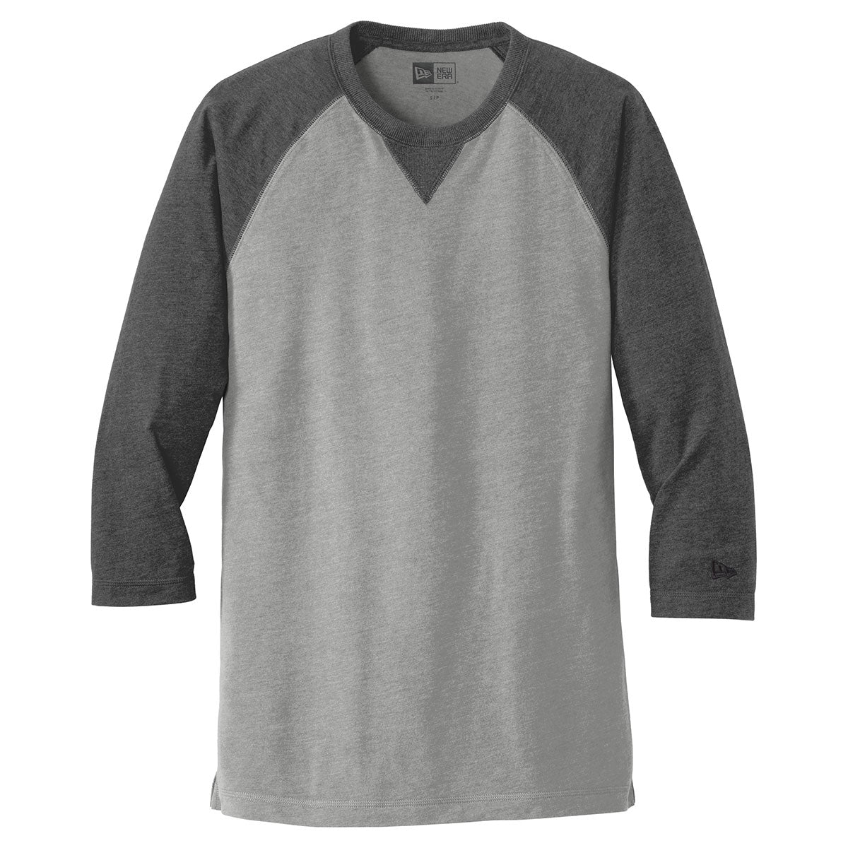 Custom New Era Sueded Cotton Blend 3/4-Sleeve Baseball Raglan Tee