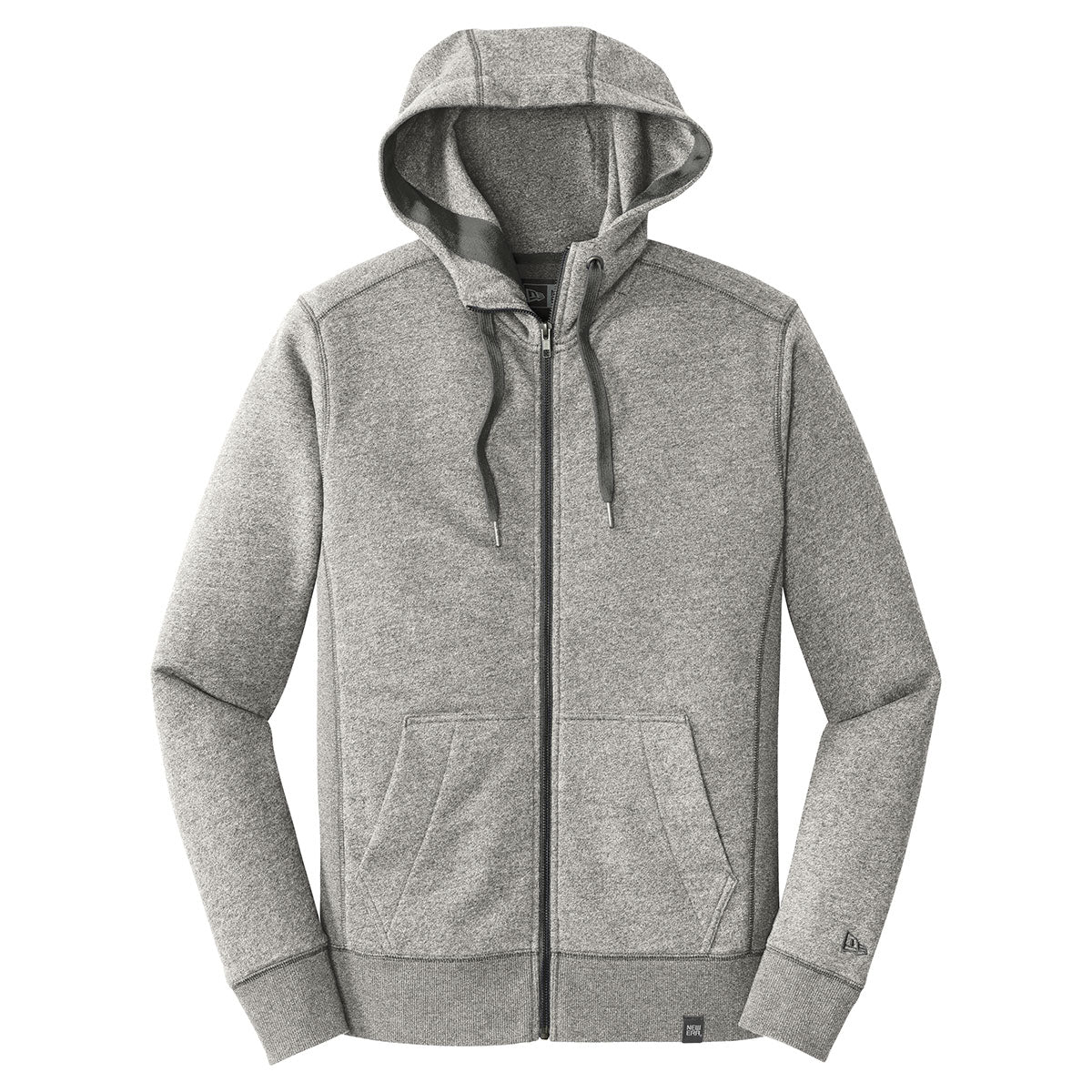 New Era French Terry Full-Zip Hoodie - Men's - Embroidered