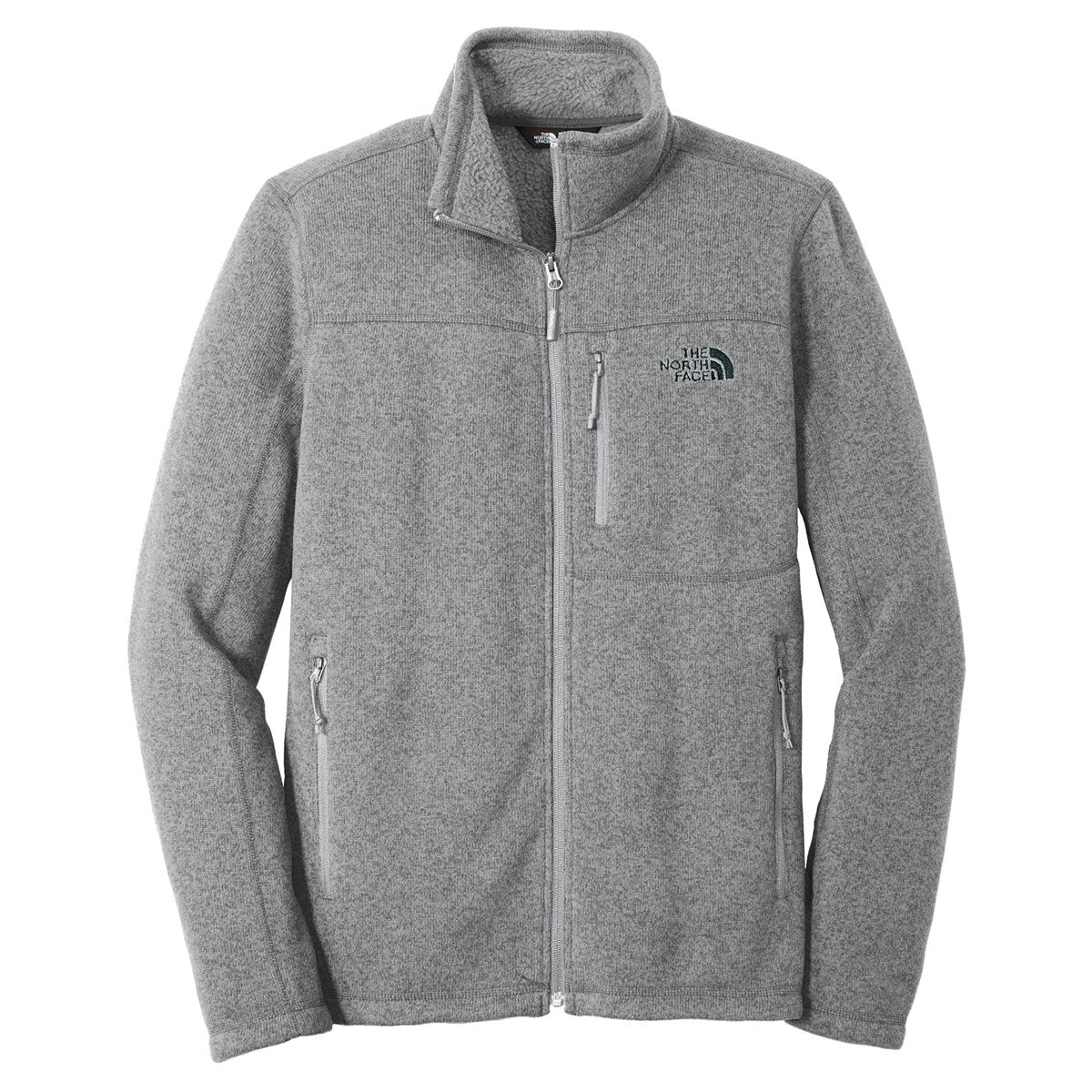 The North Face NF0A3LH8DYY Sweater Fleece Jacket - Grey Heather