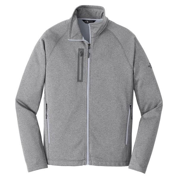 The North Face Men's Medium Grey Heather Canyon Flats Fleece Jacket