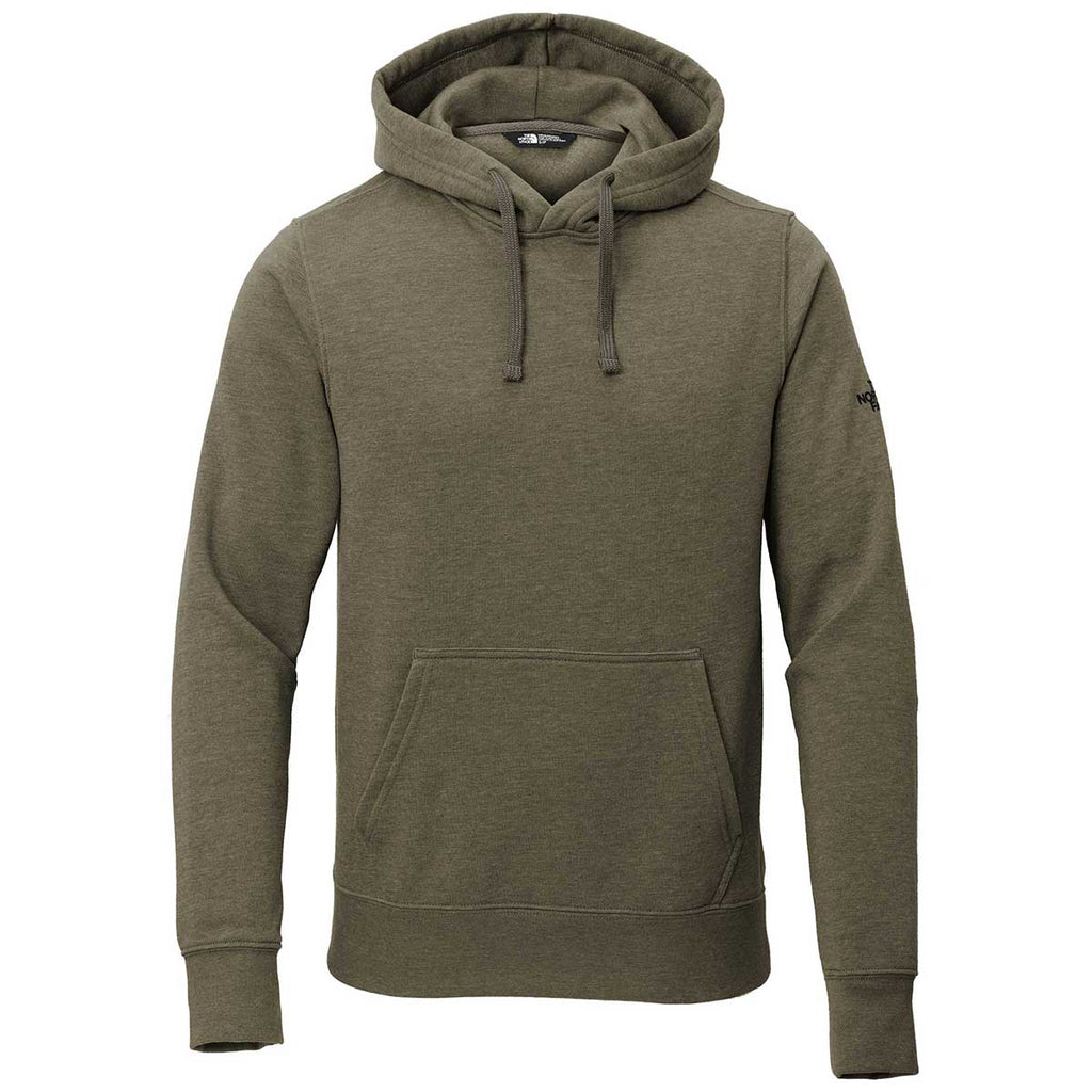 The North Face Men's New Taupe Green Heather Sweater Fleece Jacket
