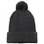 The North Face TNF Black Heather Pom Beanie