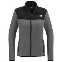 The North Face Women's Asphalt Grey/ TNF Black Glacier Full-Zip Fleece Jacket