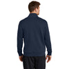 Nike Men's Midnight Navy Club Fleece Sleeve Swoosh 1/2 Zip