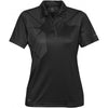 Stormtech Women's Black/Graphite Prism Performance Polo