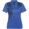 Stormtech Women's Marine Blue/Black Prism Performance Polo