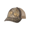 Outdoor Cap Realtree Xtra/Khaki Oil Stained Camo Trucker Cap