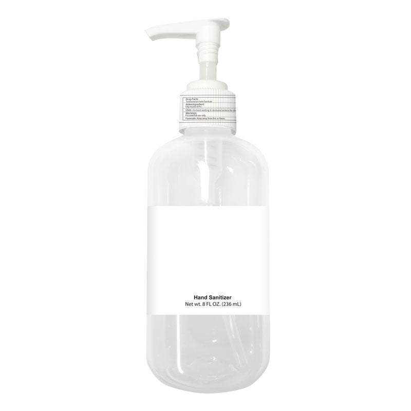 Primeline White Sanitizer with Pump - 8 oz.