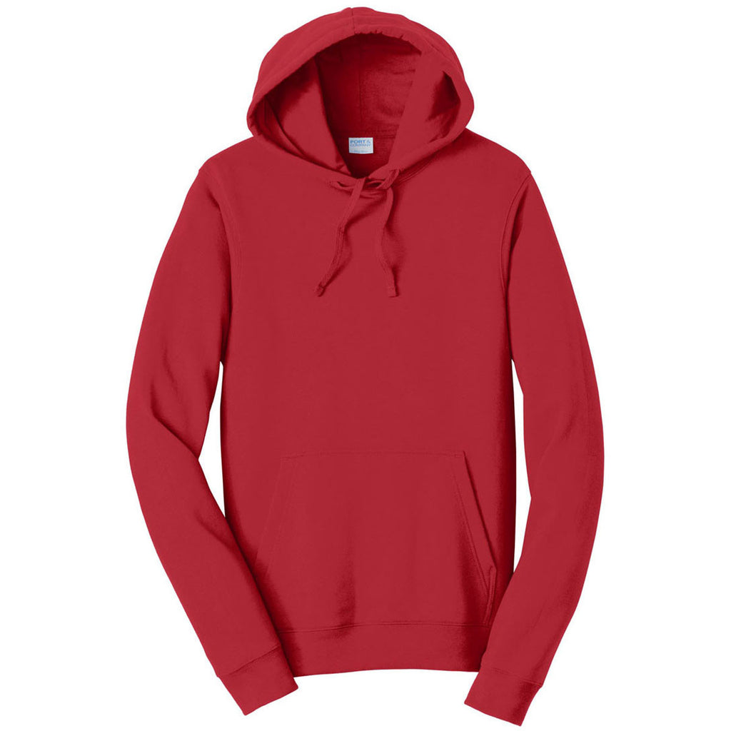 Port & Company Men's Team Cardinal Fan Favorite Fleece Pullover Hooded