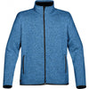 Stormtech Men's Blue Heather Donegal Full Zip Jacket