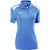 Under Armour Women's Carolina Blue/White Colorblock Polo