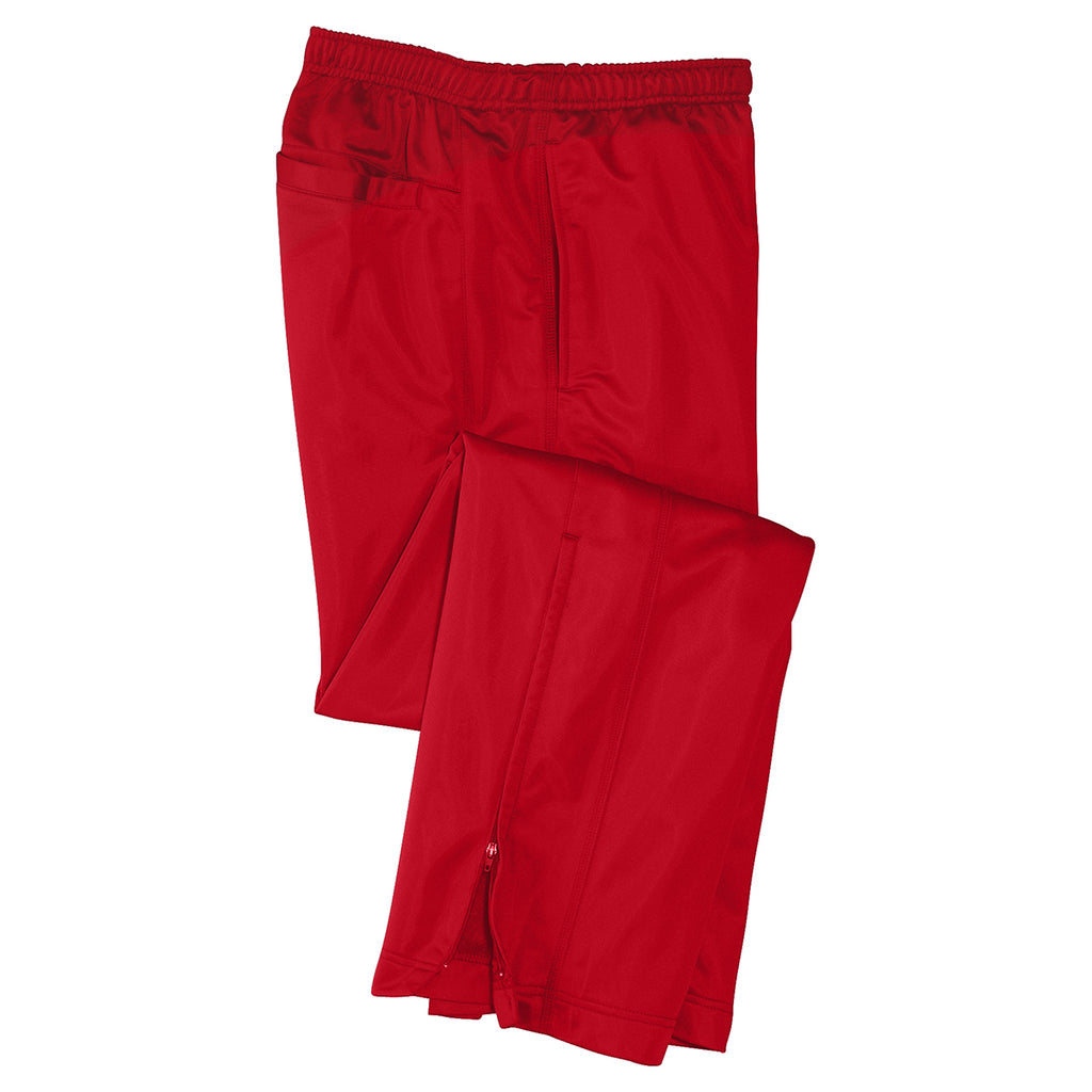 Sport-Tek Men's True Red Tricot Track Pant