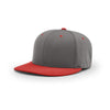 Richardson Charcoal/Red Performance Team Series Combination Pulse R-Flex Cap