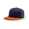 Richardson Navy/Orange Performance Team Series Combination Pulse R-Flex Cap