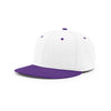 Richardson White/Purple Performance Team Series Combination Dryve R-Flex Cap