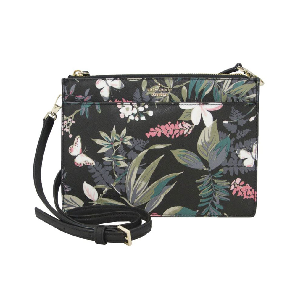 kate spade Black Multi Cameron Street Botanical Clarise