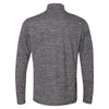 Russell Athletic Men's Black Striated Quarter-Zip Pullover