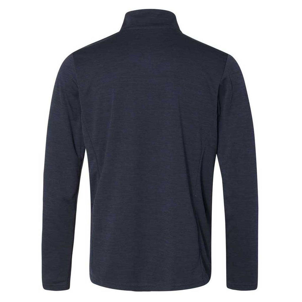 Russell Athletic Men's Navy Striated Quarter-Zip Pullover