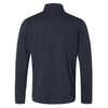 Russell Athletic Men's Navy Striated Quarter-Zip Pullover