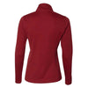 Russell Athletic Women's True Red Striated Quarter-Zip Pullover