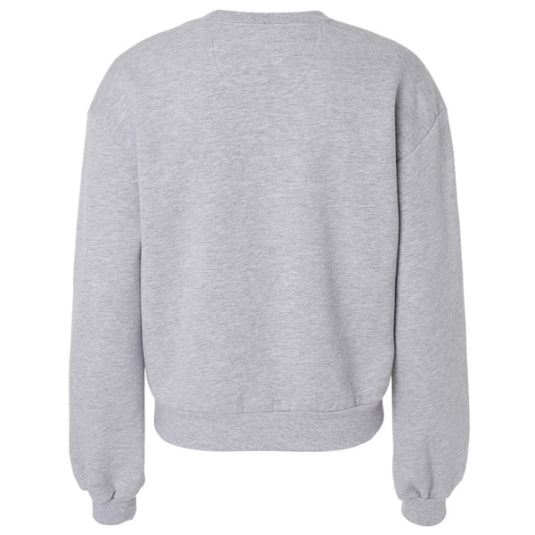 American Apparel Women's Heather Grey ReFlex Fleece Crewneck Sweatshir