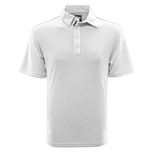 Levelwear Men's White Surface Polo