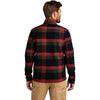 Russell Outdoors Men's Red Plaid Basin Snap Pullover