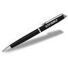 Waterman Black Lacquer Chrome Trim Hemisphere Ballpoint Pen with Blue Ink