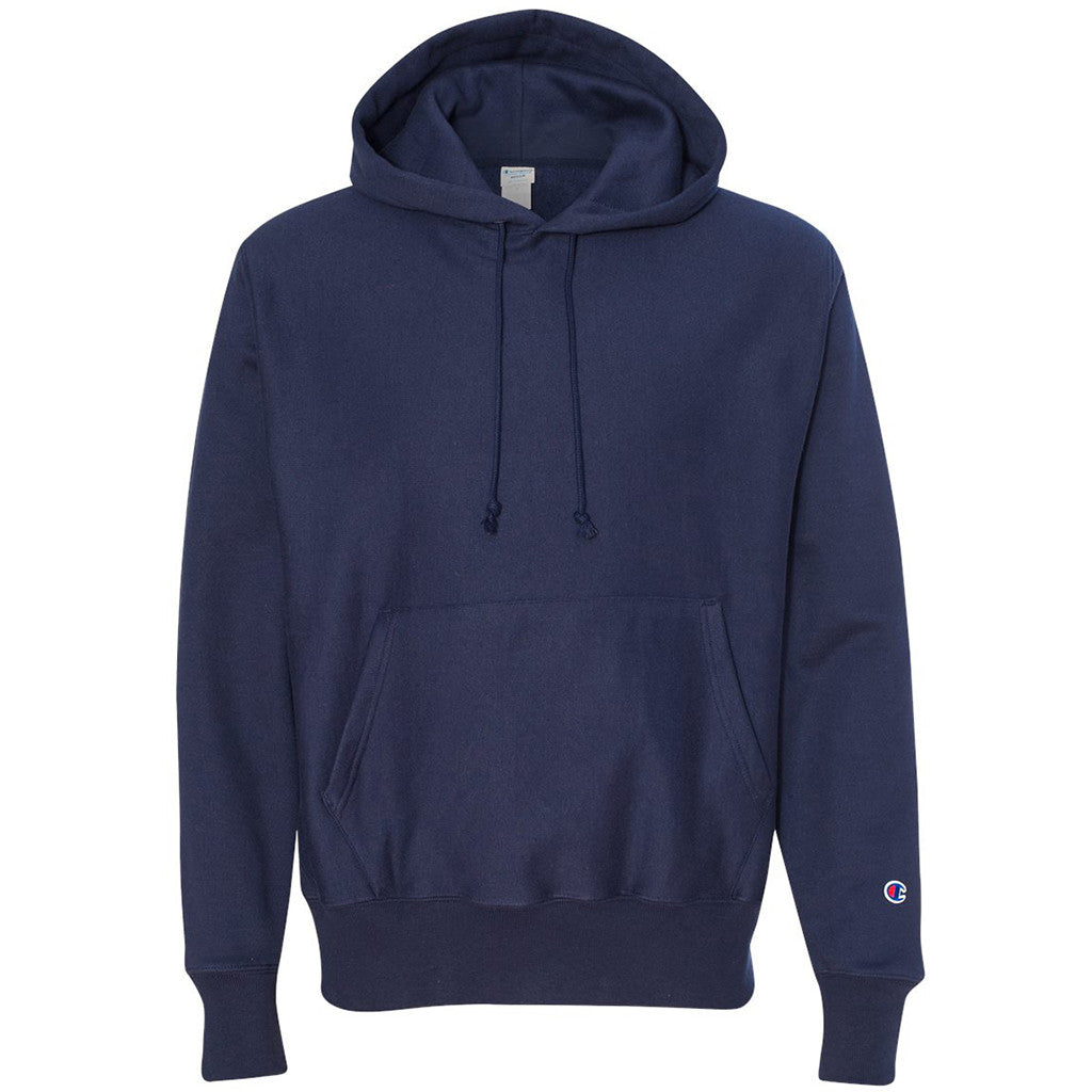 Champion Men s Sport Dark Navy Reverse Weave 12 Ounce Pullover Hood