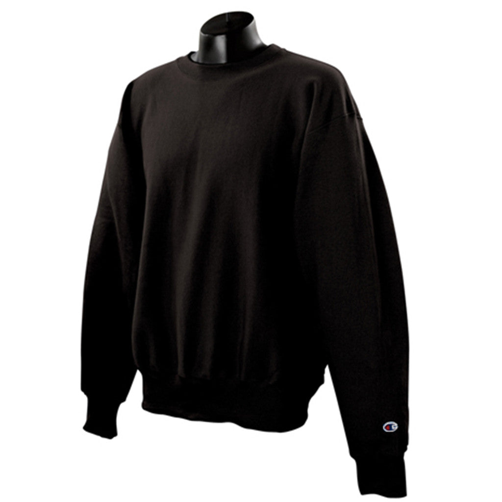 Champion Men s Black Reverse Weave 12 Ounce Crew