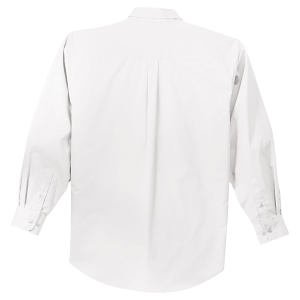 Port Authority Men's White L/S Easy Care Shirt